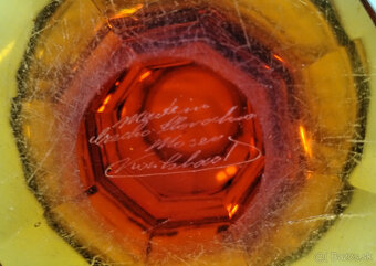 váza Moser s oroplastikou - 8