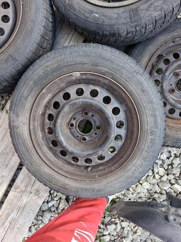 4 kusi zimných kolies na opel astra G 4x100 175/65 R14 - 8