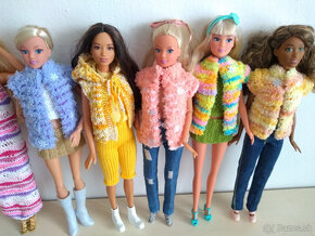 Oblečenie šaty pre bábika Barbie babiky Stefi čiapka - 8