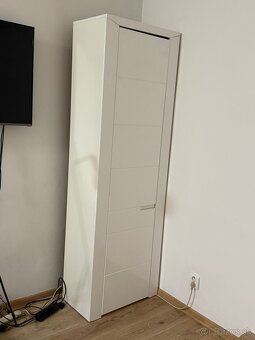 Komoda x 2 biela skrinka skrina - 8