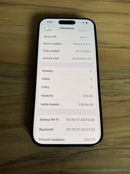 iphone 15 pro black 256gb - 8