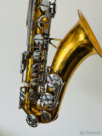 Predám B Tenor Saxofón Super Classic Amati Kraslice- zlatý - - 8