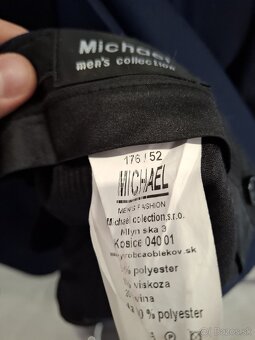 Luxusny Svadobný Pánsky Oblek 176/52 - 8