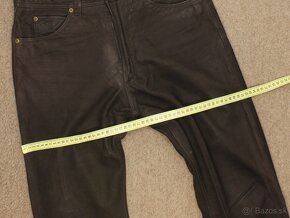 Pánské kožené kalhoty W32 L32 l312 - 8