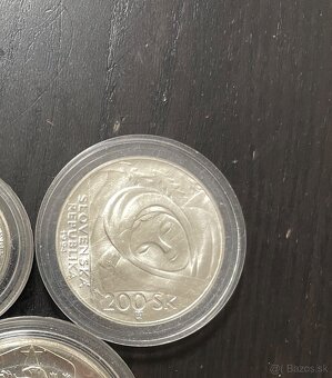 mince strieborné 50kcs a 200sk Janko Alexy - 8