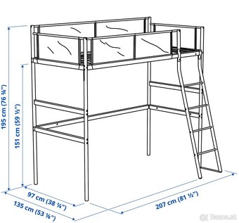 Poschodová posteľ Vitval Ikea - 8