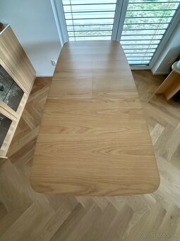 Rozkladací jedálenský stôl MADOX svetlý dub 150/190 cm 90 cm - 8