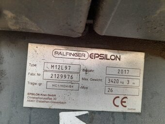 Predám hydraulickú ruku Palfinger Epsilon M12L97 2017 - 8