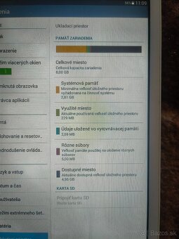 Predám tablet Samsung e sm t-560 - 8