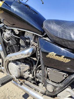 Honda shadow, STK do 8/2028, kožená brašňa vpredu - 8