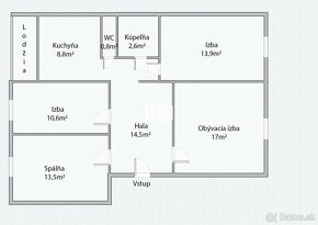 RODINNÝ 4-izbový byt vhodný aj ako INVESTÍCIA - 8