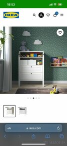 IKEA Sundvik - komoda a prebaľovací pult - 8