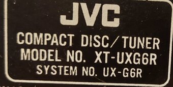 Predám mini systém JVC UX-G6R + XM-G6 - 8