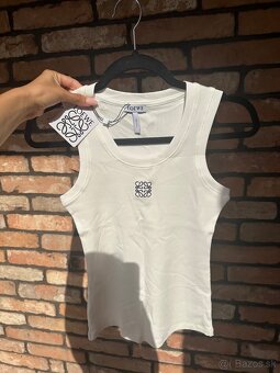 👚 LOEWE biele tielko – veľkosť S 👚 - 8