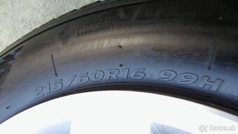 pl d 5x112 r16 VW group + zimné 215/60 r16 XL + orig puk - 8