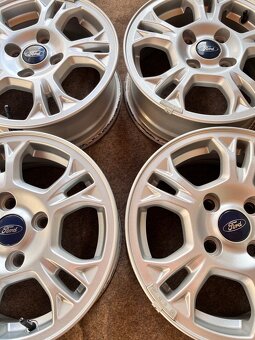 4x108 R14 Ford Fiesta 2016 Originál Alu disky + matice - 8