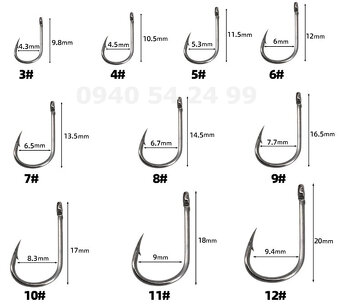 Rybárske potreby - háčiky na ryby - 8