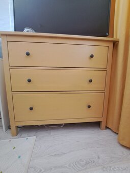 Hemnes komoda žltá - 8