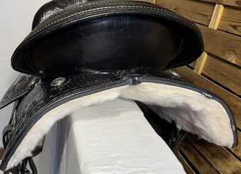 Westernový sedlový komplet 20) černý - 8