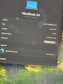 MacBook Air M4 15” 16gb ram 100% bateria - 8