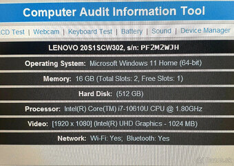 Lenovo ThinkPad T14 i7 16GB 512GB SSD Win 11 PRO SUPER DEAL - 8