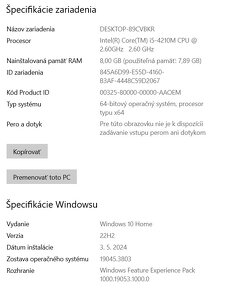 Notebook Acer Aspire E5-572G - 8
