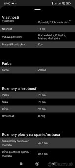 Detská cestovná postieľka - 8