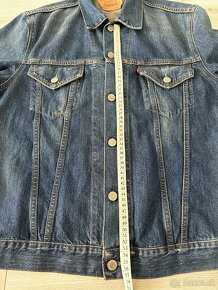 Pánska džínsová bunda LEVIS - veľkosť L - 8