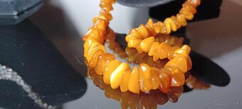 Ponúkam krásny starý náhrdelník z pravého jantáru - 8