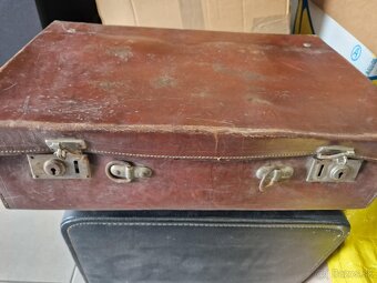 Starožitný kufrík na holenie strihanie - 8