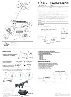 Predám odpruženú elektrokolobežku Cory Race SA - 8