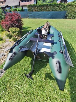 Čln Kolibri KM-300 D, zelený,  hliníková podlaha - 8