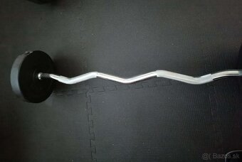 Tyče + jednoručka + závažia - 8