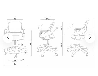 Detska ergonomicka stolicka Rookee Chair - 8