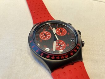 SWATCH IRONY CHRONO REDLY YCB 4022 - 8