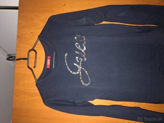 GUESS originál kráľovská Modra damske tricko S/M - 8