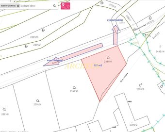 Pozemok - Záhradka v Sabinove , ul. Ovocinárska. 521 m2 - 8