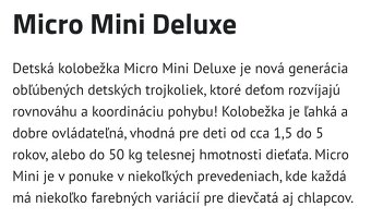 Kolobežka Micro Mini Deluxe LED - 8