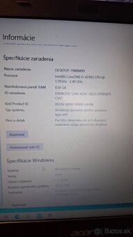 Acer aspire E5- 573 series - 8