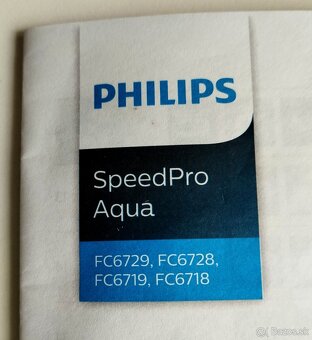 Bezdrôtový tyčový vysávač Philips speedpro aqua 3v1 - 8