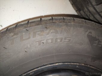Sada Bridgestone Turanza T005 215/65 R16 na diskoch VW - 8