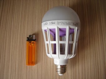 15W LED žiarovka s UV lapačom hmyzu - 8