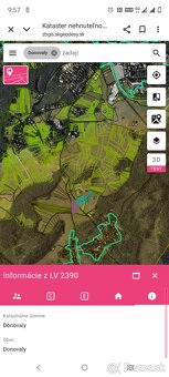 Pozemok na VRCHOLE ZJAZDOVKY DONOVALY 8698m2 - 8