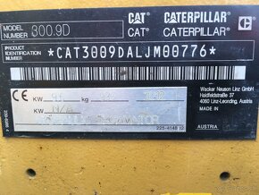 Minibagr CAT 300-9D + přívěs - 8