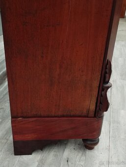 Skriňa starožitná Biedermeier z 50 . rokov 19 . storočia. - 8