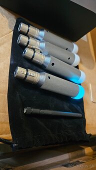 Dmx pult s 4 bezdrôtovými bateriovymi dmx prijimačmi - 8