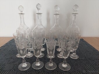 Likérová súprava, "Boulle" , Napoleon III. likérnik, tuja - 8