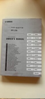 Yamaha PSR-E273 digitálne klávesy - 8