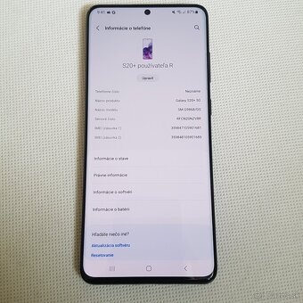 Samsung S20+ 5G Android 13 Top stav - 8