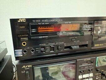 JVC TD X502G Kazetovy magnetofon, Vintage 80 roky - 8